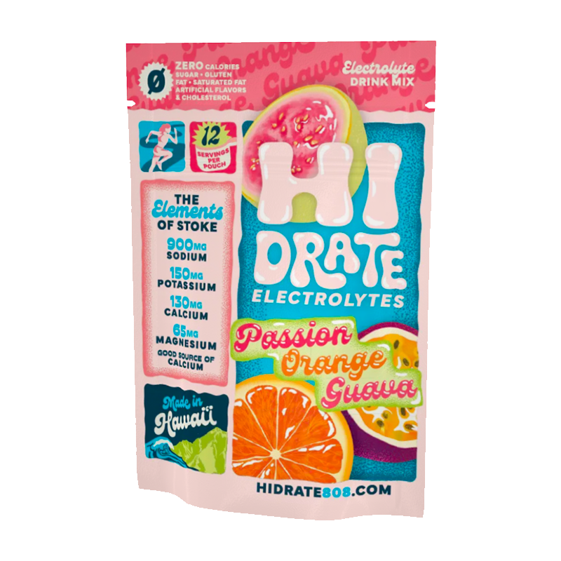 Passion Orange Guava Electrolyte Powder | HIdrate Electrolytes
