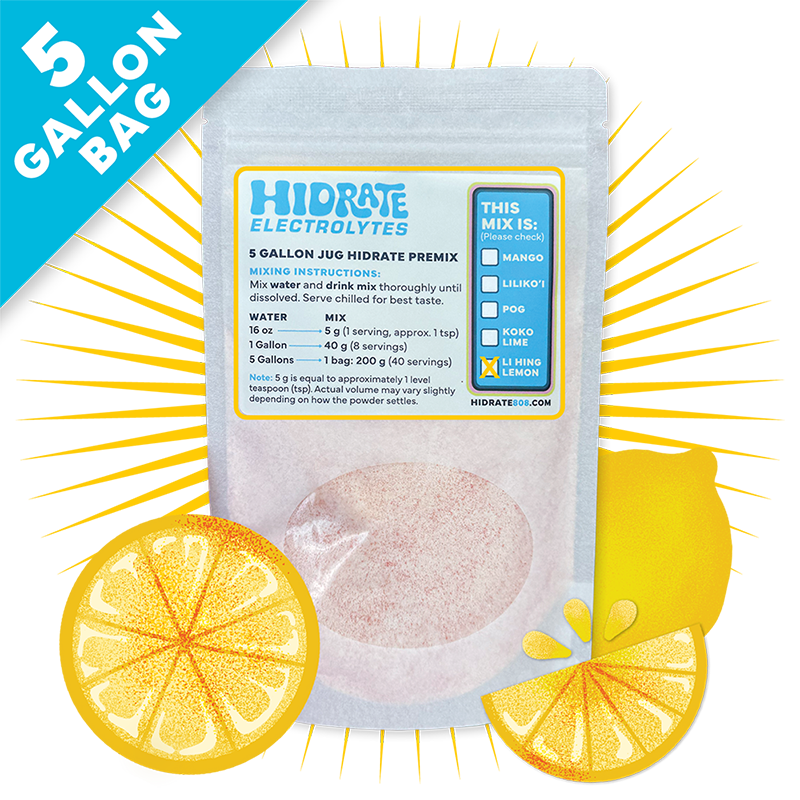 Li Hing Lemon 5 Gallon Mix Bag (40 servings)