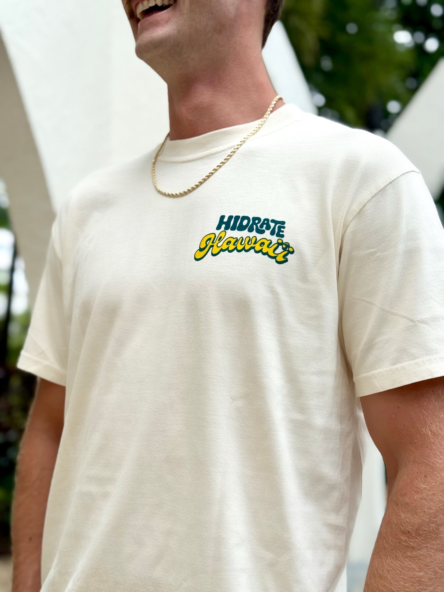 Life in Motion Full Length Tee (Beige)